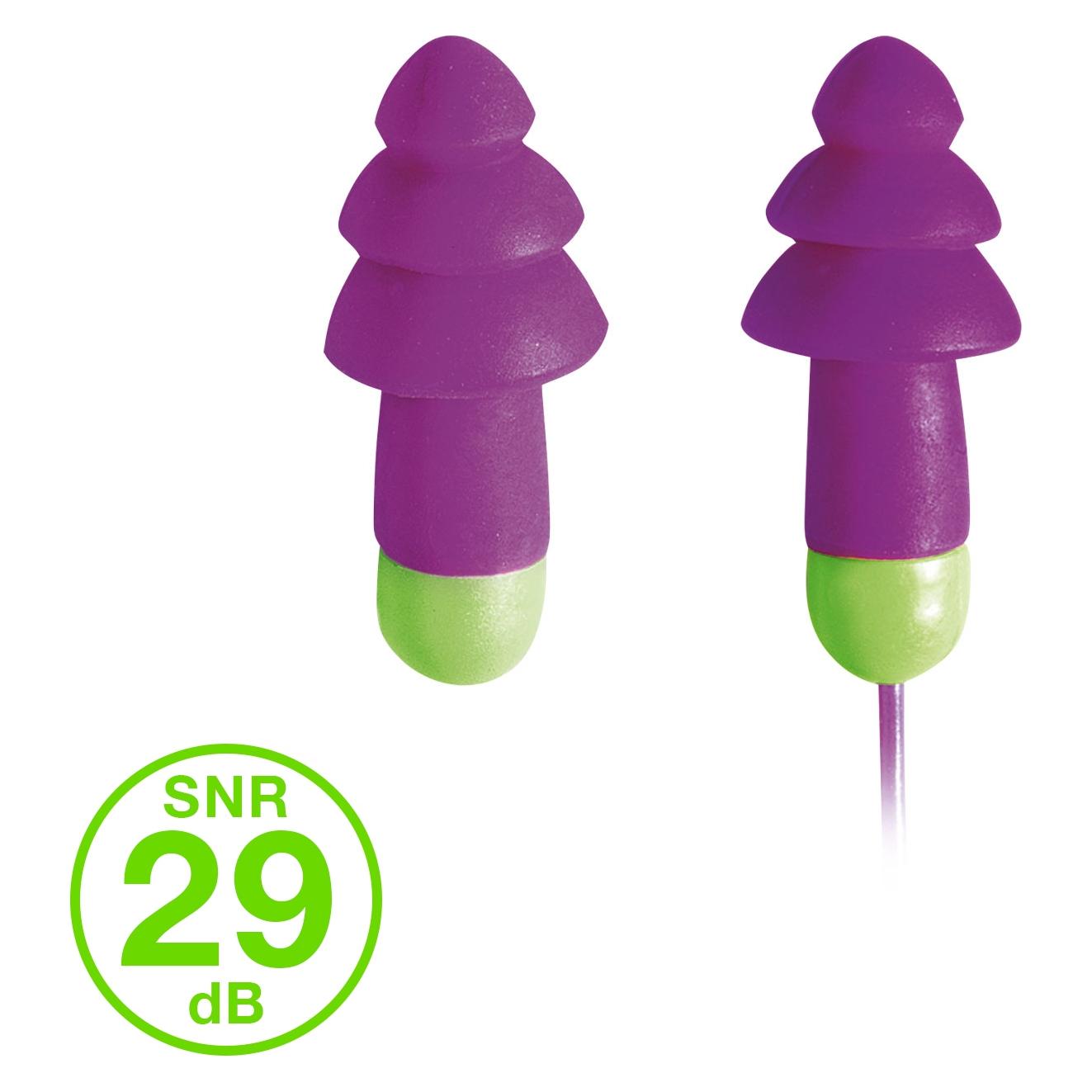Moldex Wiederverwendbare Gehörschutzstöpsel Rockets Cord, ein Paar im PocketPak/ (2x) (229326)