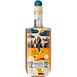 Le 12/12 - Pastis de Saint Tropez - Visuel Pétanque - 0.7L