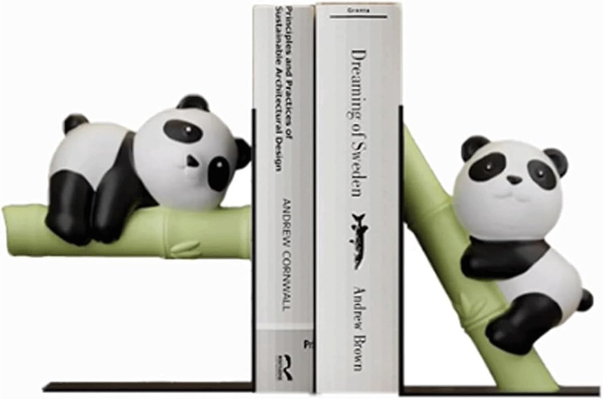 Boekensteunen Panda Design Goud - 10 x 15 cm
