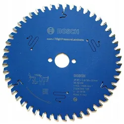 Bosch Professional Zubehör, Sägeblatt, Kreissägeblatt Expert for High Pressure Laminate, 165 x 20 x 2,6 mm, 48