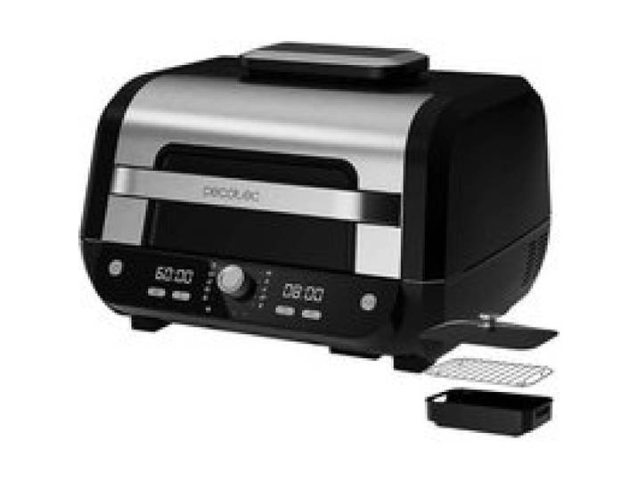Cecotec Friteuse à air sans huile Cecofry FireDome 8000 Pro 1700 W Double Résistance 4 Niveaux Grill 12 Modes Prédéfinis