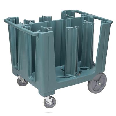 Cambro verstellbarer Geschirrwagen mit 4 Trennsäulen, schieferblau, 1 Stück im Karton - ADCS401