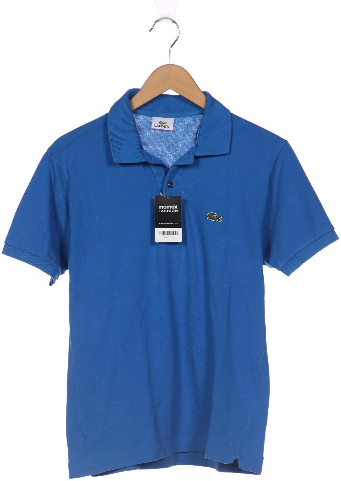Lacoste Herren Poloshirt, Blau, Gr. M (Lacoste 4), Baumwolle - Second Hand