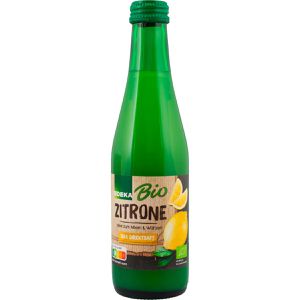 Edeka Zitronensaft Direktsaft ohne Konservierungsstoffe, BIO, 100% Fruchtgehalt, 200 ml
