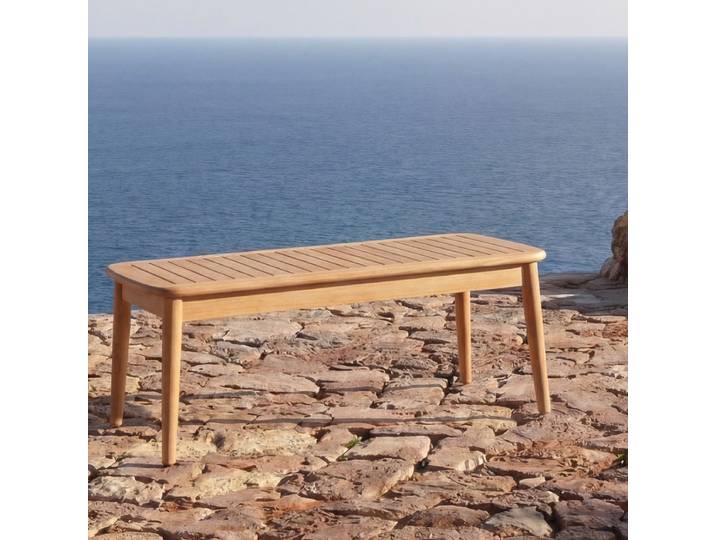 Garten-Couchtisch aus massivem Akazienholz Daniela - Natur - Acacia