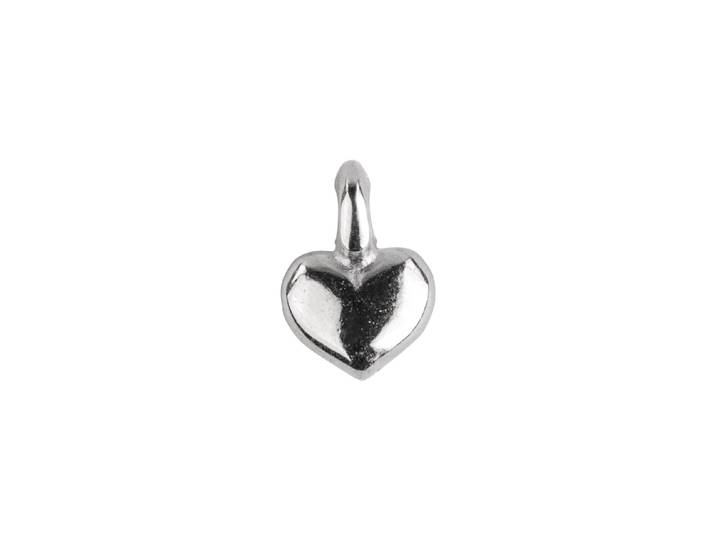 Rayher Metall Mini-Anhänger Herz 7 × 5 mm 6 Stück