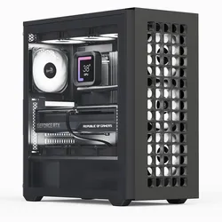 AEROCOOL ADVANCED TECHNOLOGIES Geh Midi D502A-G-BK-v1 B/Mesh/ATX