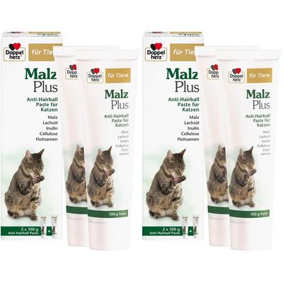 Doppelherz für Tiere Malz Plus Anti-Hairb.Pas.Kat. 2x 2x2x100 g Paste
