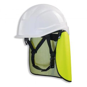 Uvex Schutzhelm pheos S-KR IES, 9772062, EN 397, mit 6-Punkt-System, Kinnriemen & Nackenschutz, Gr. 52-61, weiß