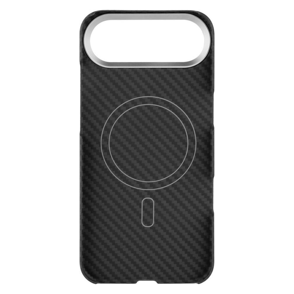 Fixed MagVelar Aramid-Rückseite mit MagSafe-Halterung für Apple iPhone Air, Schwarz (Apple iPhone Air) (FIXVM-1601-BK)