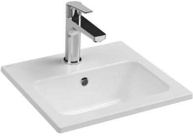 Isvea Mirella Handwaschbecken 10SL50040 Hahnloch, Überlauf, 40x36cm, weiß