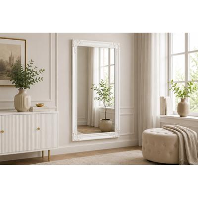 Spiegel OTTO HOME "King, in 3 Größen, auch als Ganzkörperspiegel", weiß, B:70cm H:130cm T:6cm, Glas, Spiegel, Wandspiegel mit aufwendigen Verzierungen