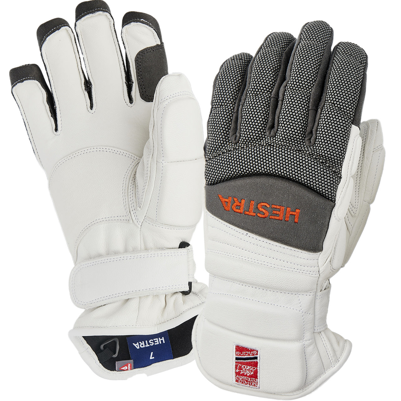 Hestra Herren Handschuh GSL RACE COMP white - 8,0