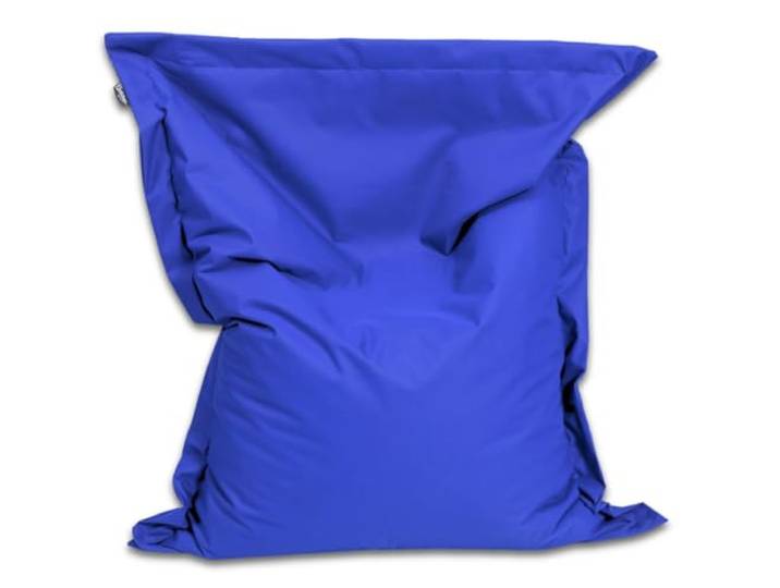 BuBiBag Sitzsack XXXL 210x130 cm mit Füllung – Handgefertigt – Bean Bag Indoor & Outdoor – Riesensitzsack Lounge Gästebett – wasserabweisend – Blau