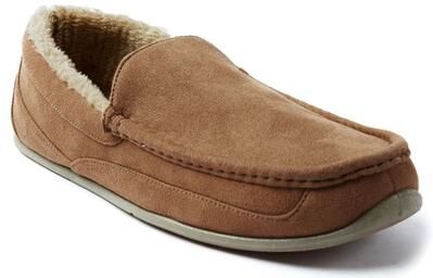 Deer Stags Spun - Mens 8 Brown Slipper Medium