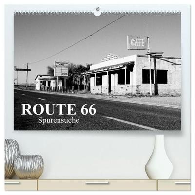 Route 66 (hochwertiger Premium Wandkalender 2027 DIN A2 quer), Kunstdruck in Hochglanz