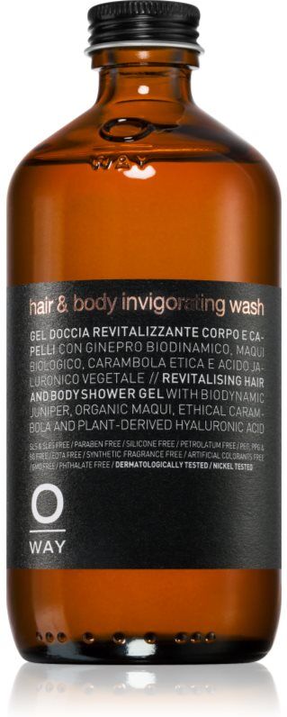 Oway Hair & Body gel douche revitalisant corps et cheveux 240 ml