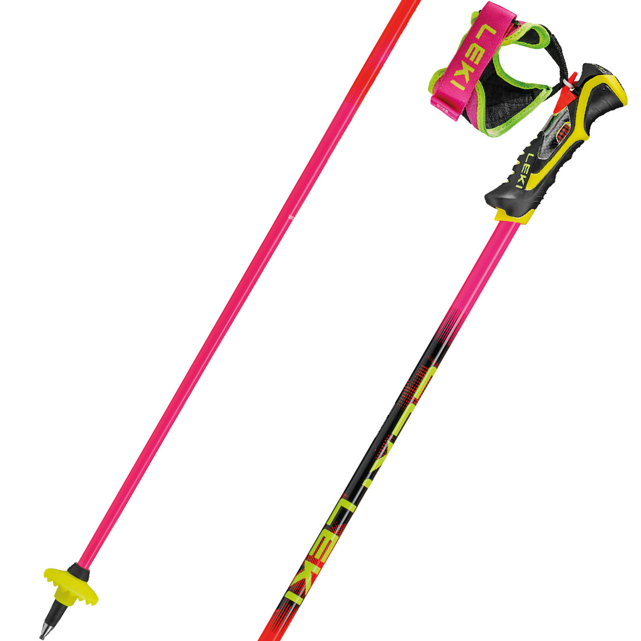 Leki Venom SL TR bright neonpink/neonorange/neonyellow - 110 cm