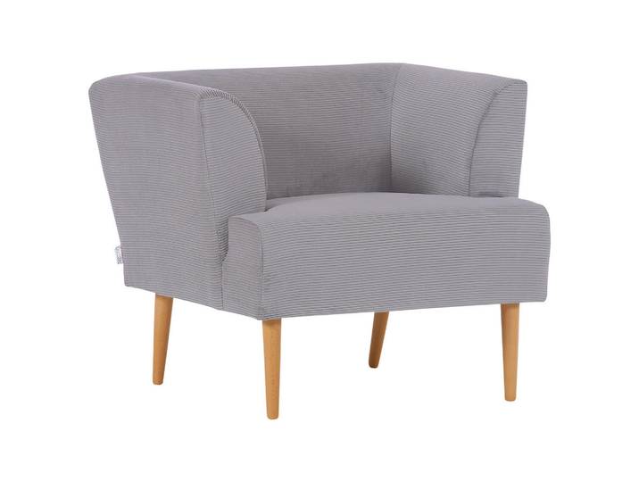 Hom`in Sessel, Grau, Holz, Buche, massiv, 85x71x80 cm, Stoffauswahl, Wohnzimmer, Sessel, Sonstige Sessel