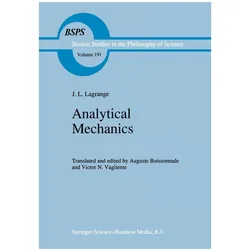 Analytical Mechanics, Fachbücher von Auguste Boissonnade, Victor N. Vagliente, J. L. Lagrange