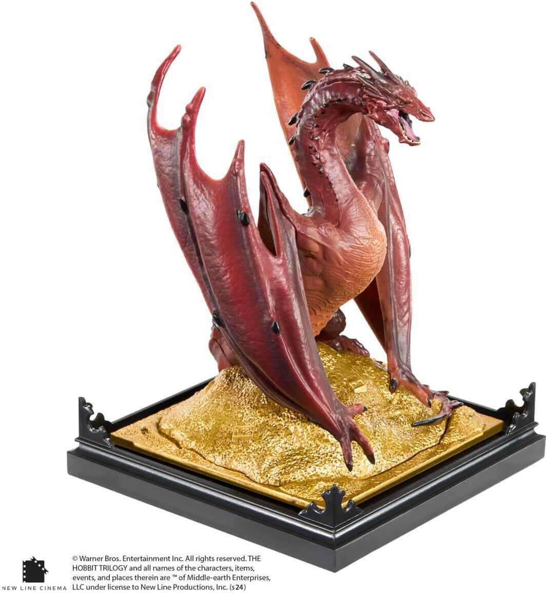 Noble Collection Lord of the Rings Diorama Figuur Smaug 17 cm
