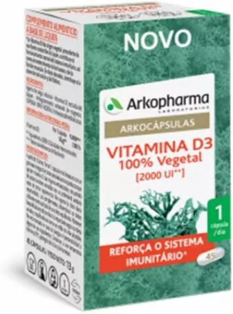 Arkopharma Arkocápsulas Vitamina D3 45 Cápsulas