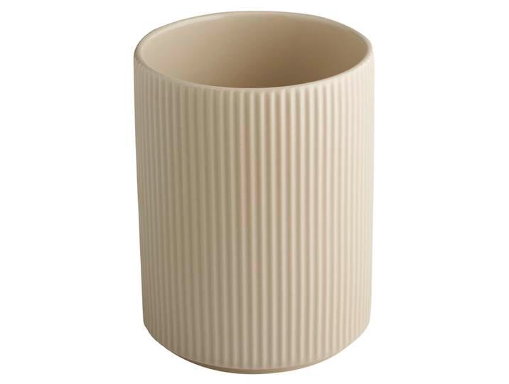 Pot de rangement The Grid Ø 13cm Beige/Beige