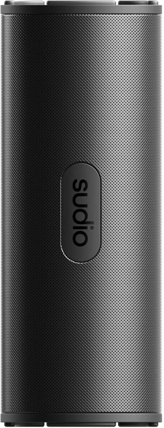 Sudio F4 Portable Bluetooth Speaker – 25H Playtime, Waterproof, Bluetooth 5.4, Midnight Black