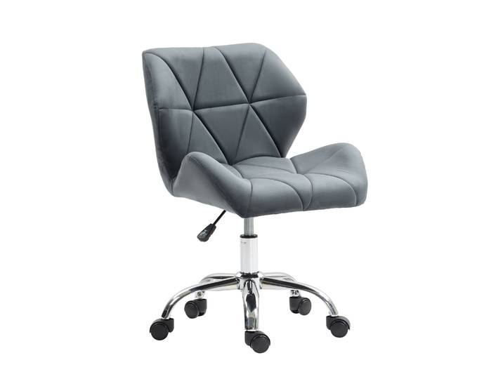 Bürostuhl Samt HEXAGON anthrazit