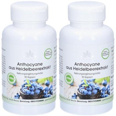 Anthocyane aus Heidelbeerextrakt Kapseln 2x 2x90 St