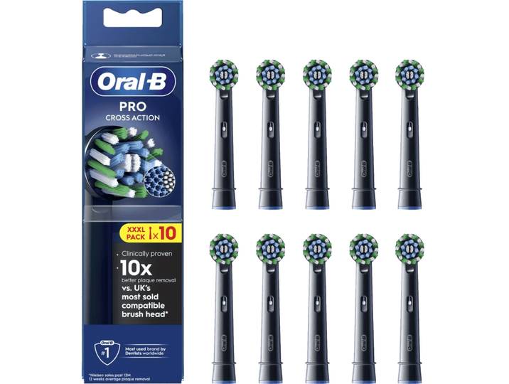 Oral-B Pro Cross Action Zwart (10 stuks)