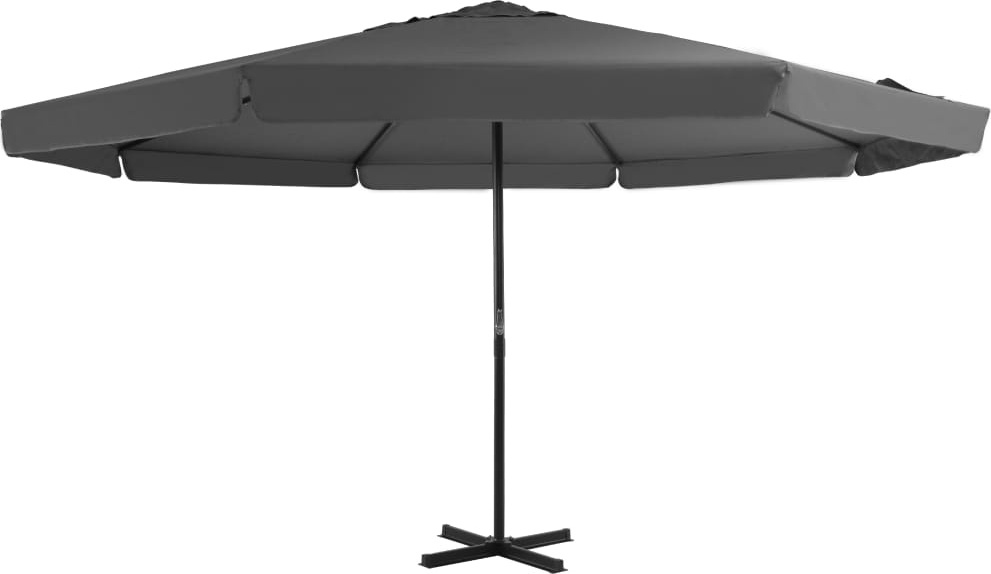 Sonnenschirm mit Aluminium-Mast 500 cm Anthrazit