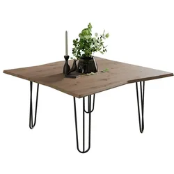 Vicco, Couchtisch + Beistelltisch, Couchtisch Yan, Artisan, 80 x 80 cm (80 x 80 x 40 cm)