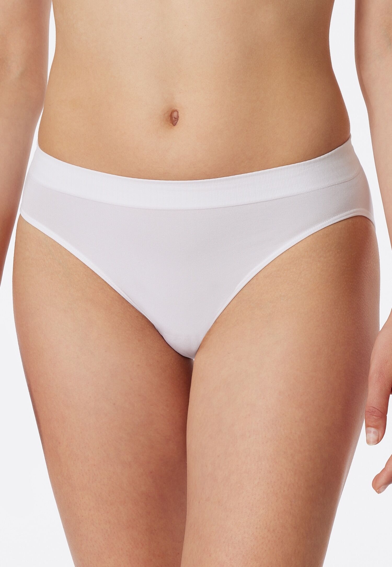 Rioslip SCHIESSER "Classic Seamless", Damen, Gr. XL, Microtouch, weiß, Microtouch, Obermaterial: 93% Polyamid, 7% Elasthan, körpernah, Unterhosen Rioslip, ohne störende Seitennähte, Microqualität