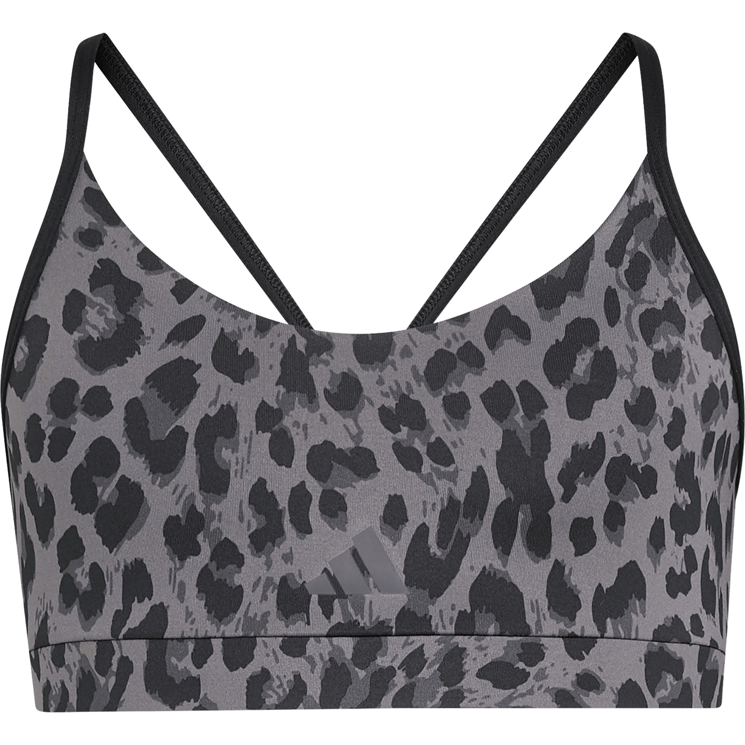 adidas Animal Print Sport BH Kinder Sport-BHs grau Größe 128 Training & Fitness Schnell trocknend