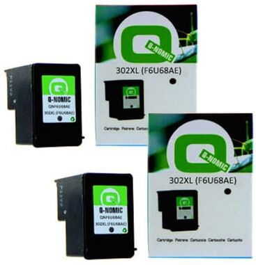 Q-Nomic 302XL Pack 2 Cartuchos Negro