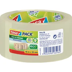 TESApack Eco & Strong, 66m x 50mm, transparent