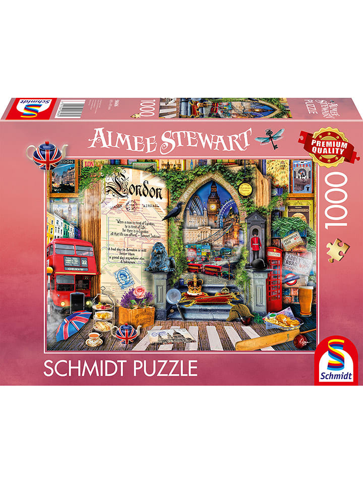 Schmidt Spiele 1.000tlg. Puzzle "SOUVENIR - Erinnerungen an London" - ab 14 Jahren - onesize