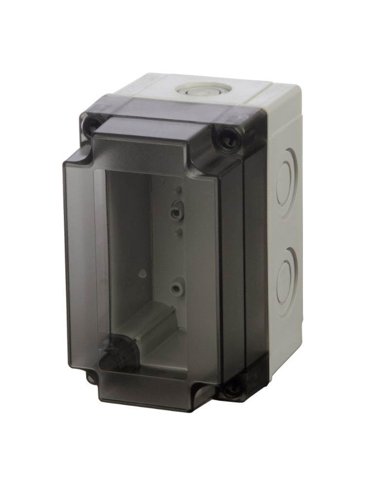 FIBOX Enclosure pc metric smoked transparent cover pcm 100/100 t