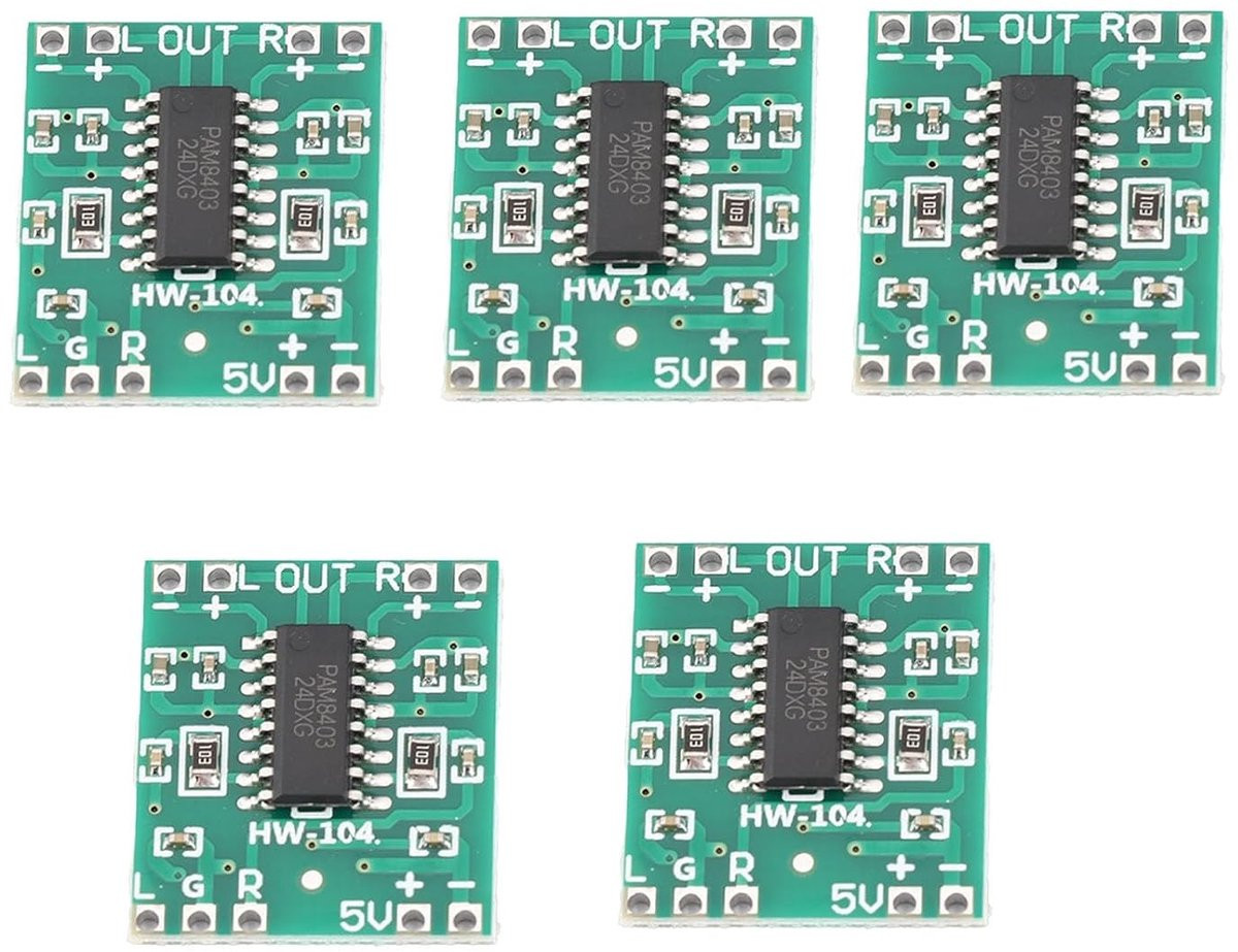 Kleine Digitale Audio Versterker PAM8403 Module 3W+3W met USB Voeding voor Dual Channel Geluidskwaliteit