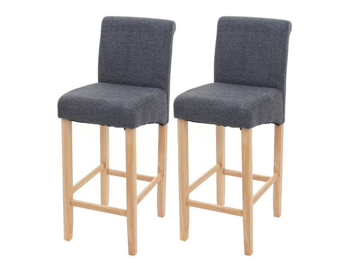 BARHOCKER Grau 2er-Set