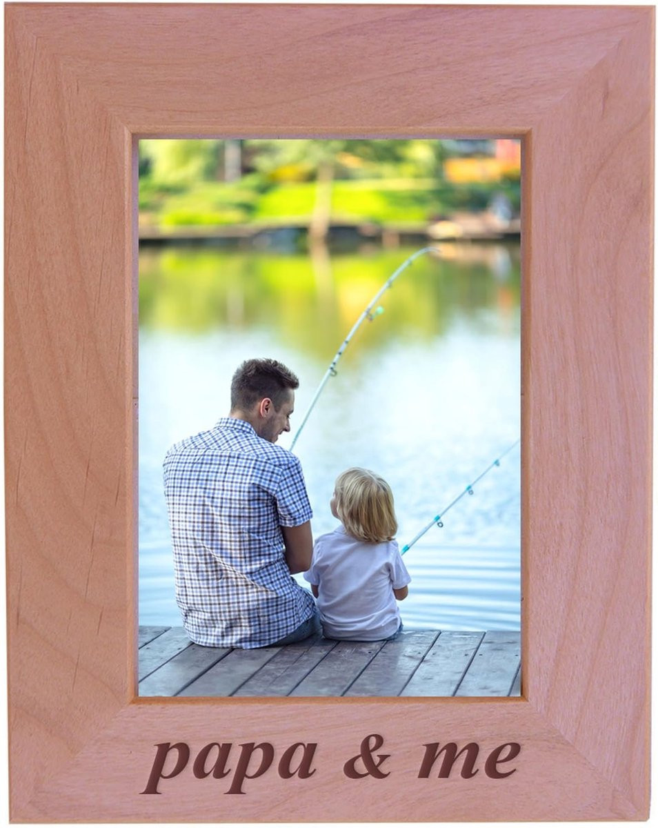 Houten Fotolijst Herinneringen Kader Houtkleur 5x7 Inch