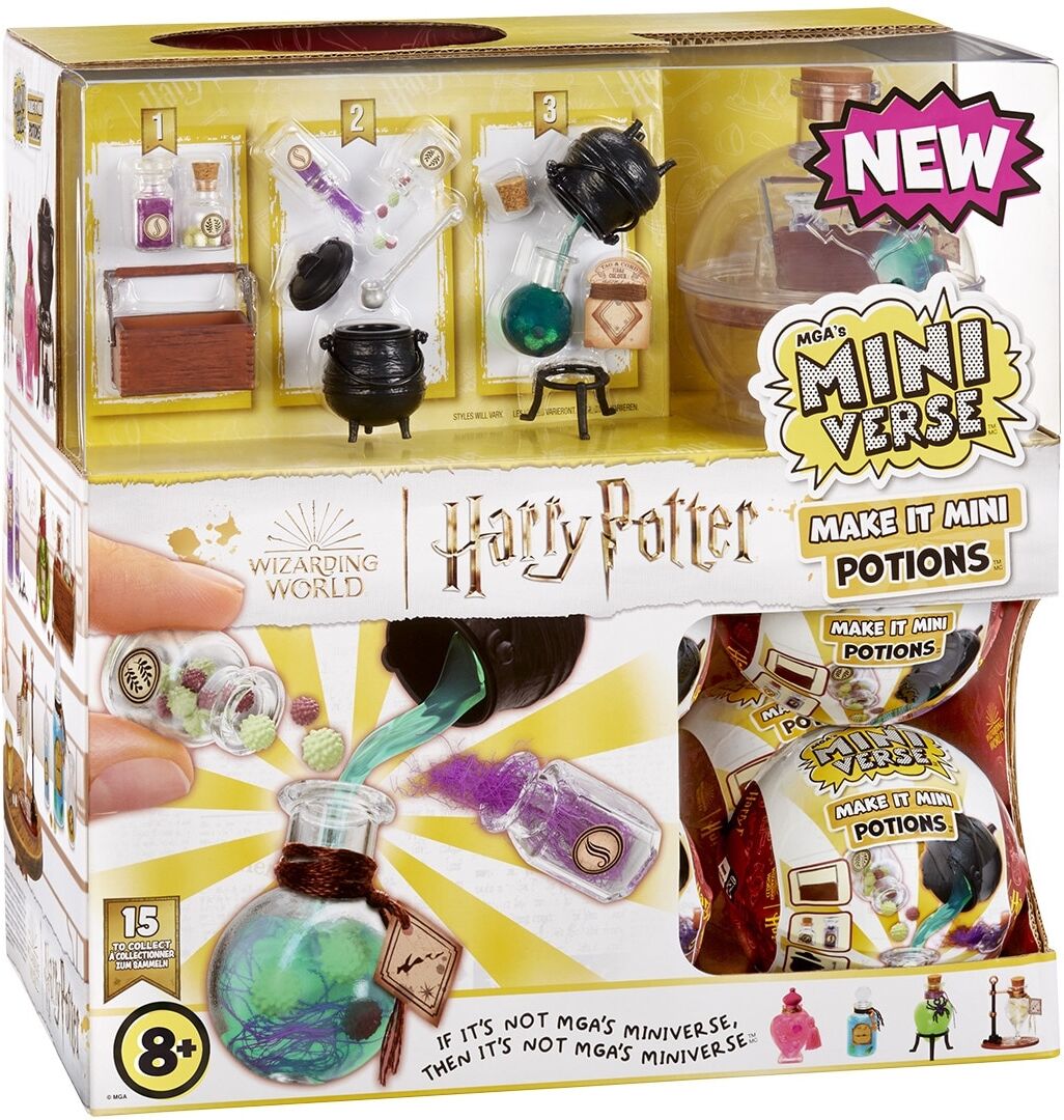 MINIVERSE Bola Surpresa Make It Mini Harry Potter MGA - Artigo Sortido. Envio realizado de forma aleatória.