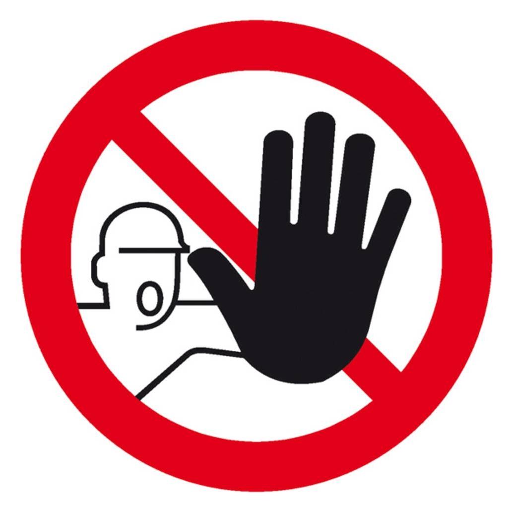 SafetyMarking Verbotsschild Zutritt für Unbefugte verboten (11.0835)