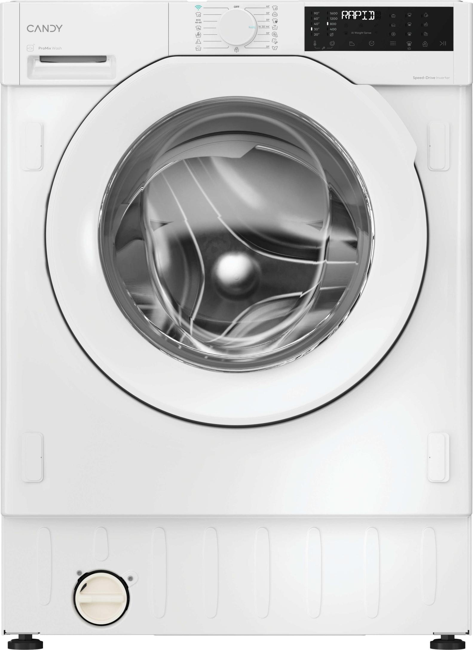 Candy BC4S69M6D8J-S, Frontlader, 9 kg, B, 72 dB, 1600 RPM, A