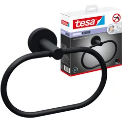 tesa Handtuchhalter MOON schwarz, matt