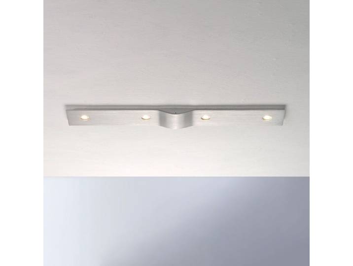 Bopp Deckenleuchte Wave 4-flammig - Aluminium geschliffen Clean,