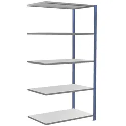 SCHULTE Lagertechnik Erweiterung Fachbodenregal 130x200 cm »MULTIplus150« 60 cm Tiefe 5 Böden blau blau, 130.6x200x63.6 cm