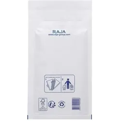 Raja, Versandtasche + Luftpolstertasche, Luftpolster-Versandtaschen PMBL00C Papier Weiss (200 Stk.)