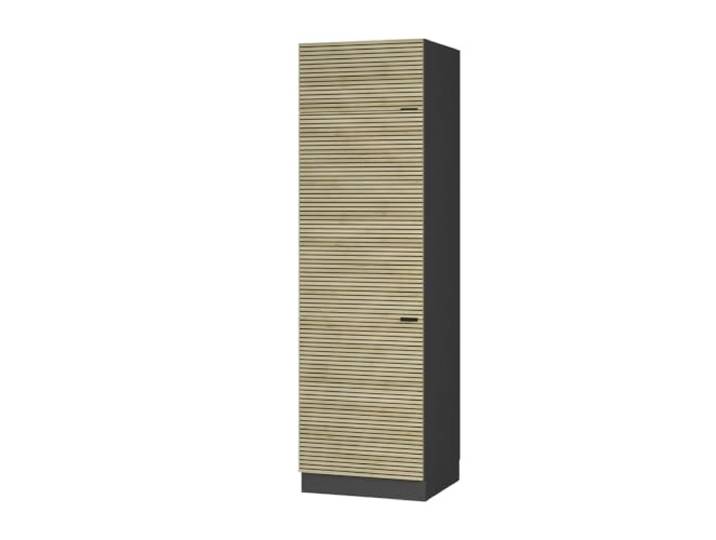 Vicco Kühlumbauschrank Fame-Line, Eiche Paneel, 60 cm